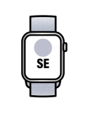 Apple Watch SE/ GPS/ 40mm/ Caja de Aluminio/ Correa Loop Deportiva Azul Nube