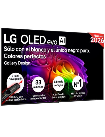 Televisor LG OLED Evo AI G6 OLED55G68LW 55"/ Ultra HD 4K/ Smart TV/ WiFi 2