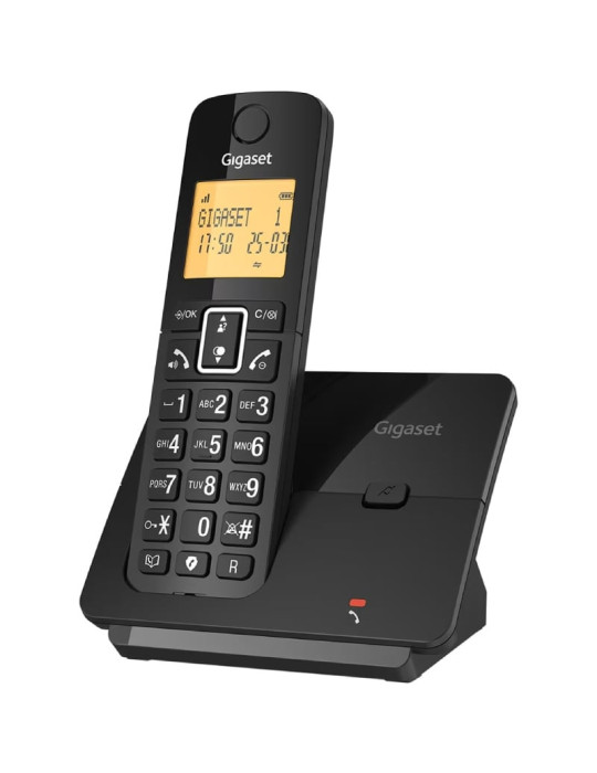 Teléfono Inalámbrico Gigaset Essential 300/ Negro
