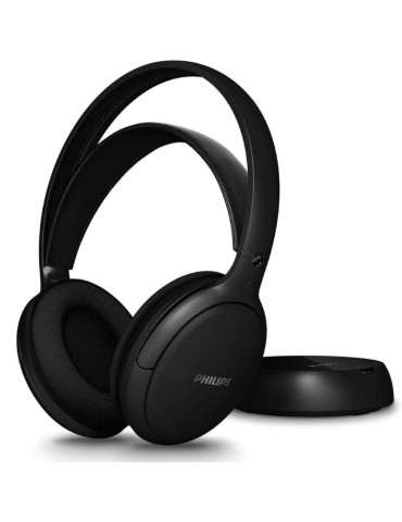 Auriculares Inalámbricos Philips SHC5200M2/ Jack 3.5/ Negros