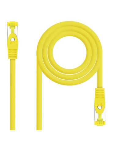 Cable de Red RJ45 SFTP Nanocable 10.20.1900-L25-Y Cat.6A/ LSZH/ 25cm/ Amarillo 2