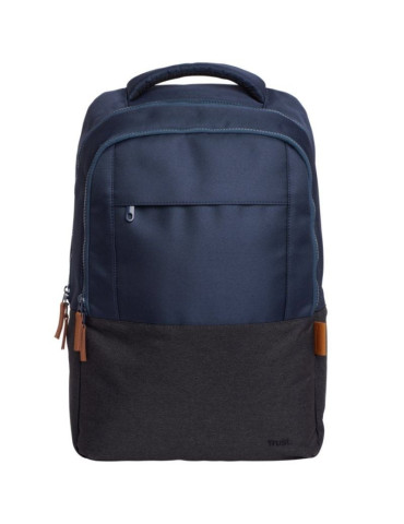 Mochila Trust Lisboa para Portátiles hasta 16"/ Azul