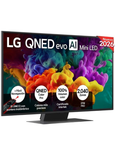 Televisor LG QNED evo AI QNED87 Mini LED 50QNED87B6A 50"/ Ultra HD 4K/ Smart TV/ WiFi 2