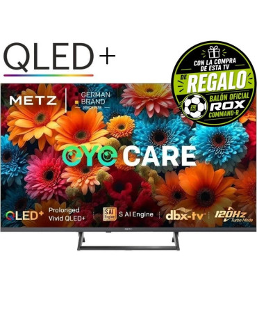 Televisor Metz QLED+ 55MQF7500Z 55"/ Ultra HD 4K/ Smart TV/ WiFi