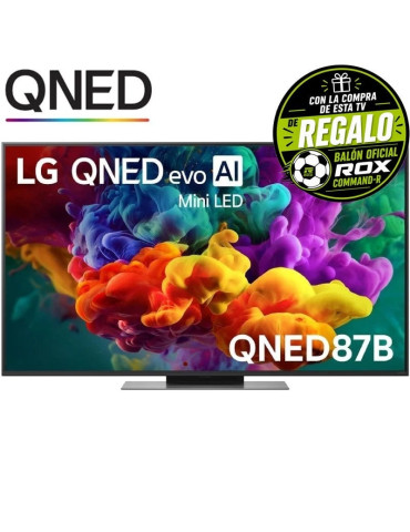 Televisor LG QNED evo AI QNED87 Mini LED 55QNED87B6A 55"/ Ultra HD 4K/ Smart TV/ WiFi