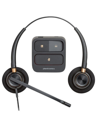 Auriculares Poly EncorePro 520/ con Micrófono/ QD/ Negros