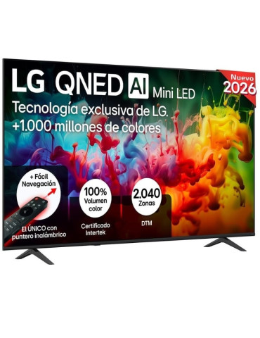 Televisor LG QNED evo AI QNED72 Mini LED 85QNED72B6A 85"/ Ultra HD 4K/ Smart TV/ WiFi 2