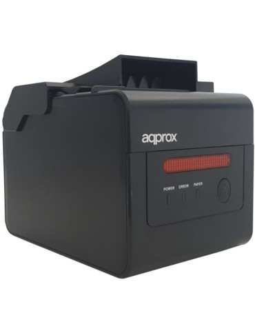 Impresora de Tickets Approx appPOS80ALARM/ Térmica/ Ancho papel 58 y 80mm/ USB-RS232-LAN-RJ11/ Negra 2