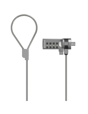 Cable de Seguridad para Portátiles Aisens ASLK-D40N01-SL/ 1.5m 2