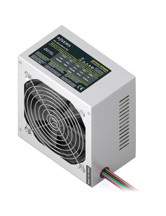Fuente de Alimentación Aisens ASPC-500ATX-PSE/ 500W/ Ventilador 12cm