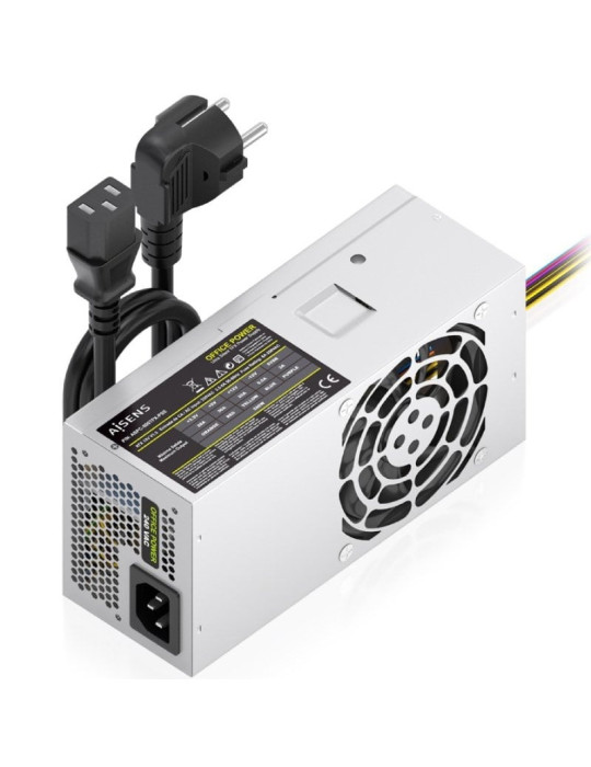 Fuente de Alimentación TFX Aisens ASPC-500TFX-PSE/ 500W/ Ventilador 8cm