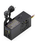 Fuente de Alimentación TFX Aisens ASPC-500TFX-PSEBK/ 500W/ Ventilador 8cm