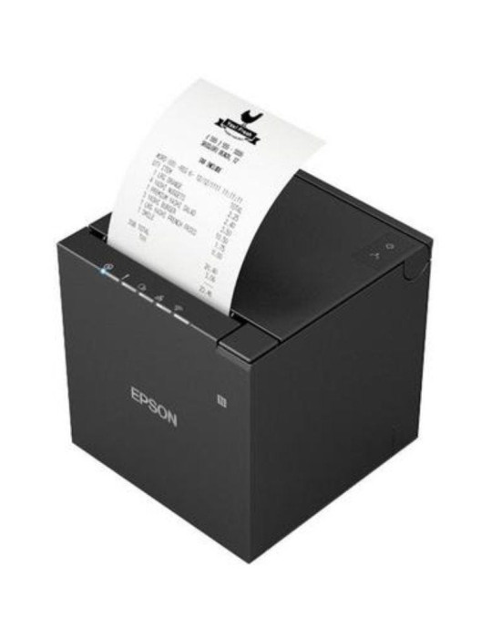 Impresora de Tickets Epson TM-m30III (112)/ Térmica/ Ancho papel 80mm/ USB-Ethernet/ Negra