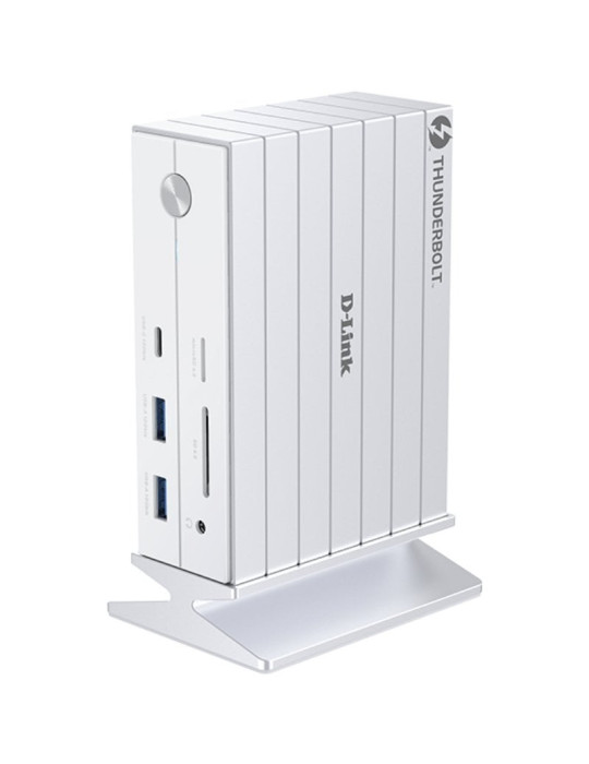 Docking Thunderbolt 4 D-Link DUF-E01/E/ 5xUSB/ 2xUSB Tipo-C/ 2xThunderblot/ 1xDisplayPort/ 1xHDMI 4K/ 1xRJ45/ 1xJack 3.5/ 1xLect