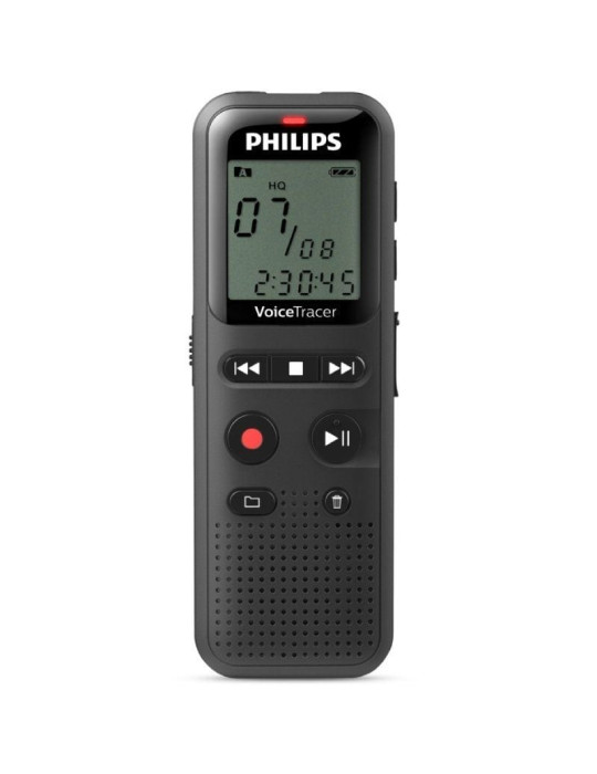Grabadora de Voz Philips VoiceTracer DVT1160/ 8kHz/ Negro