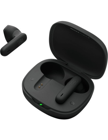 Auriculares Bluetooth JBL Wave Flex con estuche de carga/ Autonomía 10h/ Negros 2