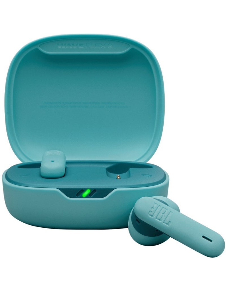 Auriculares Bluetooth JBL Wave Flex con estuche de carga/ Autonomía 10h/ Azules