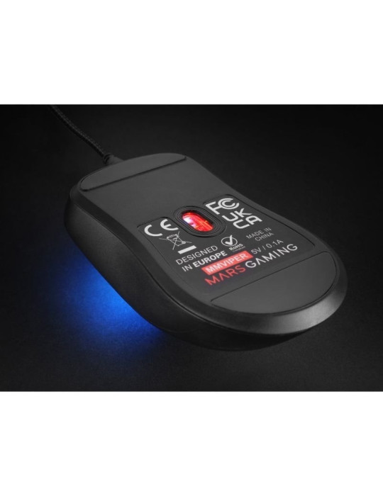 Ratón Gaming Mars Gaming MM-Viper/ Hasta 12800 DPI
