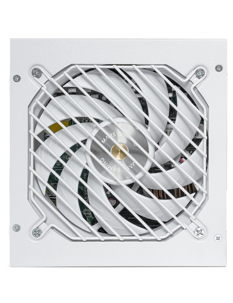 Fuente de Alimentación Mars Gaming MPB650PSI/ 650W/ Ventilador 12cm/ 80 Plus Gold/ Blanca
