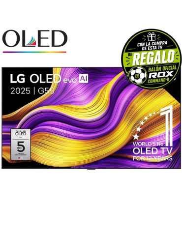 Televisor LG OLED Evo AI G5 OLED55G55LW 55"/ Ultra HD 4K/ Smart TV/ WiFi