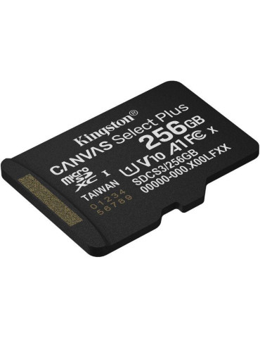 Tarjeta de Memoria Kingston CANVAS Select Plus 256GB microSD XC/ Clase 10/ 150MBs 2