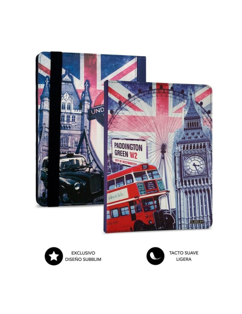 Funda con Teclado Subblim Keytab Pro USB England para Tablets de 10.1"-11"