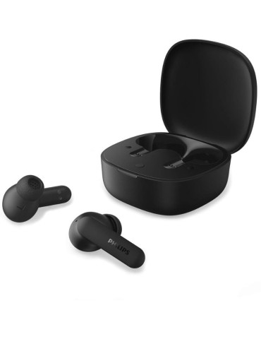 Auriculares Bluetooth Philips TAT2100BK con estuche de carga/ Autonomía 8h/ Negros 2