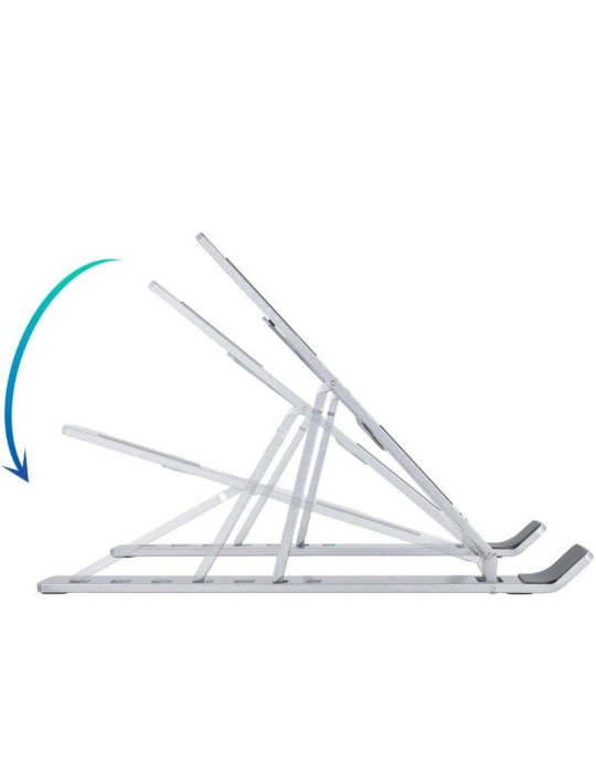 Soporte TooQ TQLRS0035-AL para Portátil/ Tablet hasta 15"/ Plata