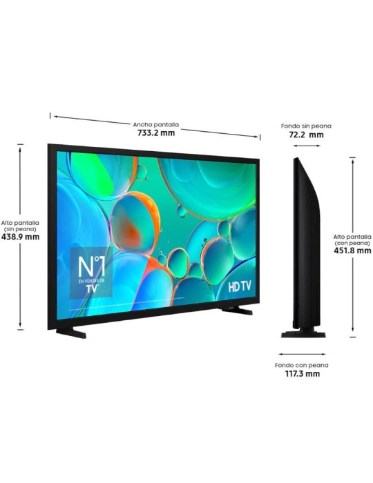 Televisor Samsung H5005 TU32H5005FK 32"/ HD/ Smart TV/ WiFi