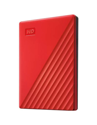Disco Externo Western Digital My Passport 2TB/ 2.5"/ USB 3.2/ Rojo 2