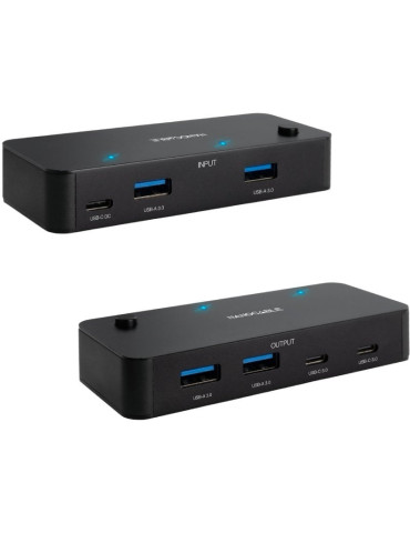 Switch Conmutador USB Nanocable 10.12.0011/ 2x USB/ 2x USB Tipo-C 2
