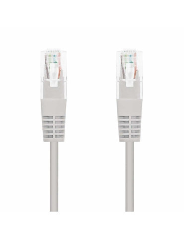 Cable de Red RJ45 UTP Nanocable 10.20.0400-L25 Cat.6/ 25cm/ Gris