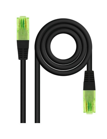 Cable de Red RJ45 UTP Nanocable 10.20.1400-BK Cat.6/ 50cm/ Negro