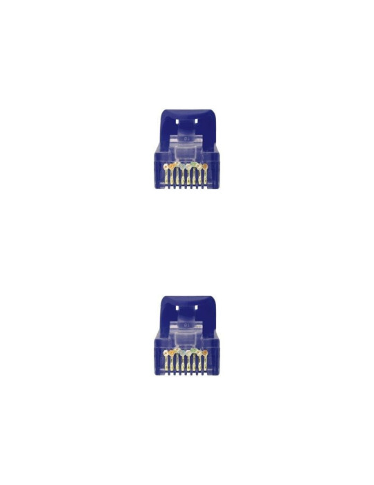 Cable de Red RJ45 UTP Nanocable 10.20.1800-L25-BL Cat.6A/ LSZH/ 25cm/ Azul