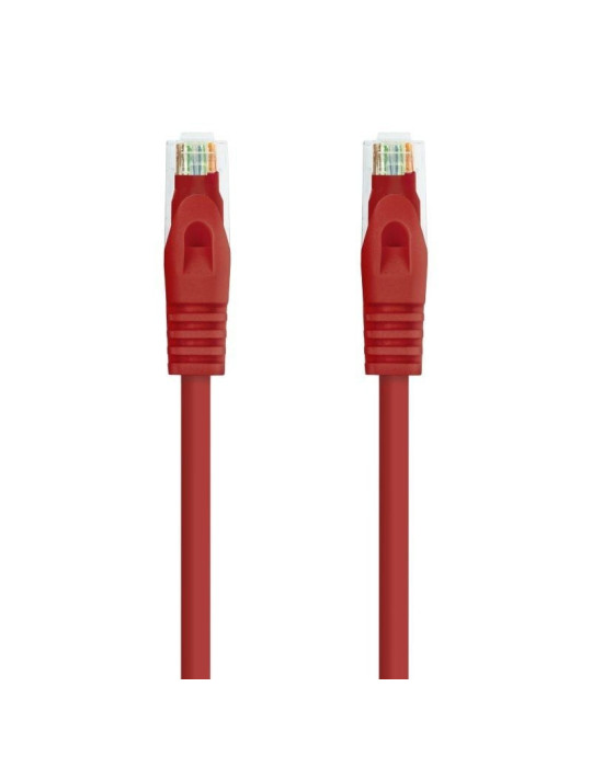 Cable de Red RJ45 UTP Nanocable 10.20.1800-L25-R Cat.6A/ LSZH/ 25cm/ Rojo