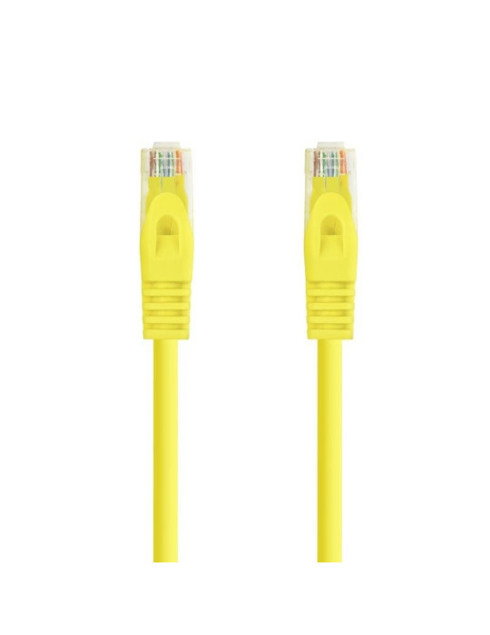 Cable de Red RJ45 UTP Nanocable 10.20.1800-L25-Y Cat.6A/ LSZH/ 25cm/ Amarillo