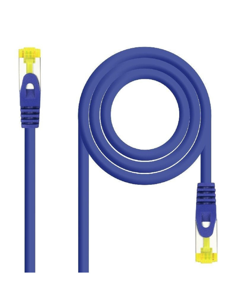 Cable de Red RJ45 SFTP Nanocable 10.20.1900-L25-BL Cat.6A/ LSZH/ 25cm/ Azul