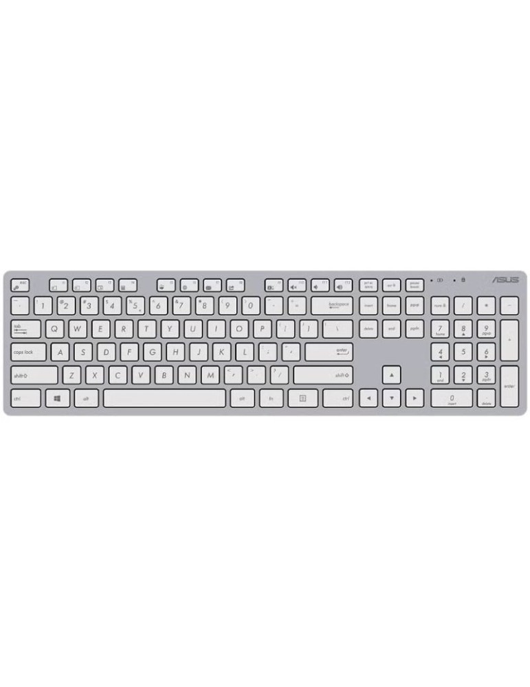 Teclado y Ratón Inalámbricos Asus W5000 Wireless/ Blanco