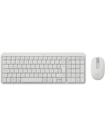 Teclado y Ratón Inalámbricos Logitech Wireless Combo MK250/ Blanco