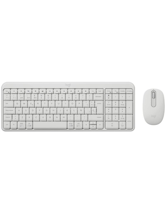 Teclado y Ratón Inalámbricos Logitech Wireless Combo MK250/ Blanco