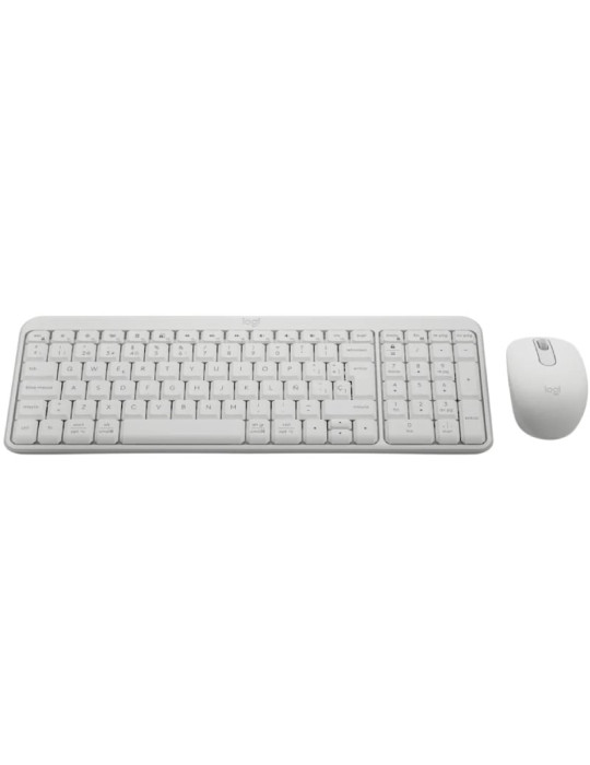 Teclado y Ratón Inalámbricos Logitech Wireless Combo MK250/ Blanco