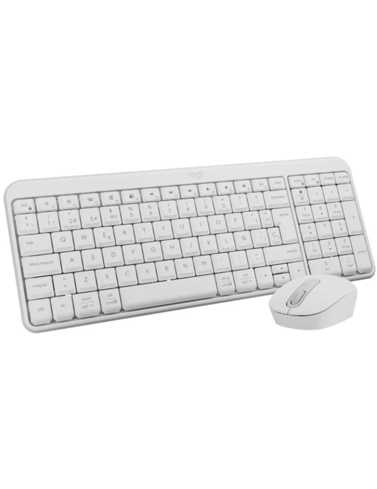 Teclado y Ratón Inalámbricos Logitech Wireless Combo MK250/ Blanco