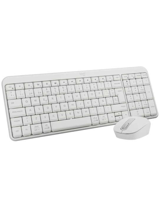 Teclado y Ratón Inalámbricos Logitech Wireless Combo MK250/ Blanco