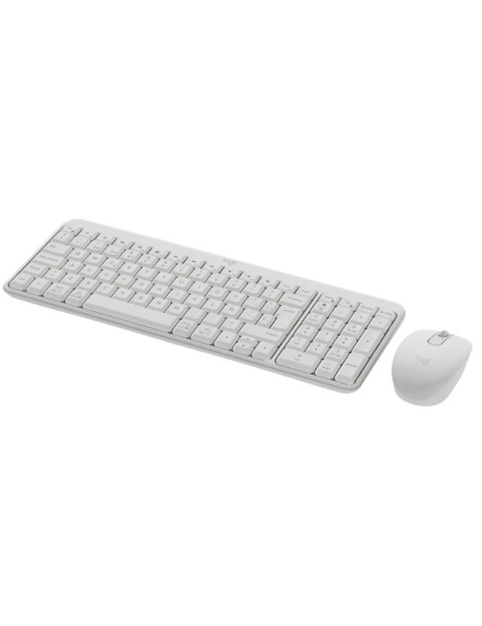 Teclado y Ratón Inalámbricos Logitech Wireless Combo MK250/ Blanco