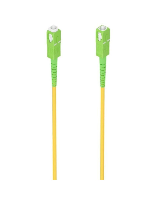 Cable de Fibra Óptica G657A2 3.0 9/125 SMF Aisens A152-0985/ LSZH/ 15m/ Amarillo