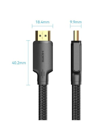 Cable HDMI 2.0 4K Vention ALLBH/ HDMI Macho - HDMI Macho/ 2m/ Negro 2