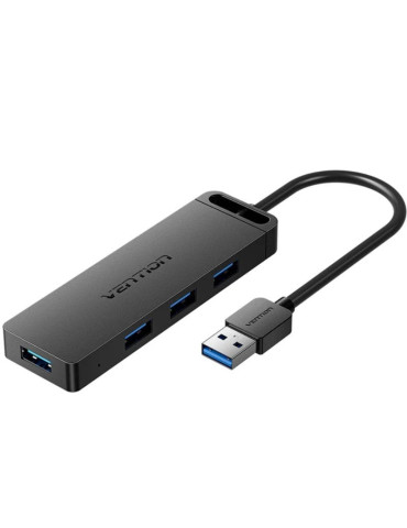 Hub USB 3.0 Vention CHLBB-SCB2/ 4xUSB/ 1xUSB Tipo-C PD