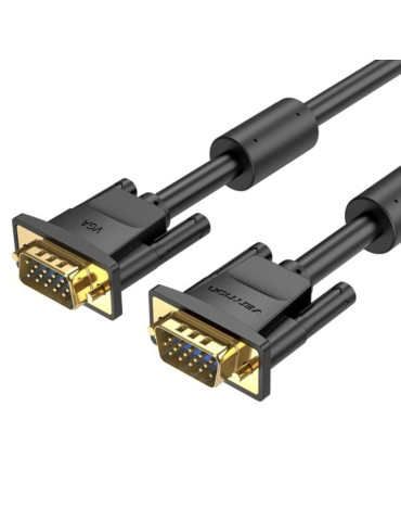Cable SVGA Vention DAEBF/ VGA Macho - VGA Macho/ 1m/ Negro