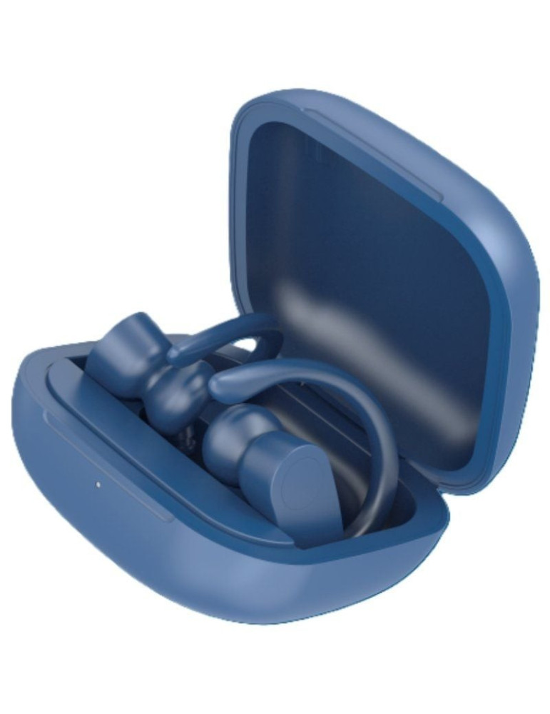 Auriculares Deportivos Bluetooth Daewoo DW2024 con estuche de carga/ Autonomía 5h/ Azules