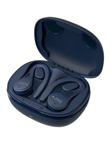 Auriculares Bluetooth JVC HA-EC25T con estuche de carga/ Autonomía 7.5h/ Azules 2